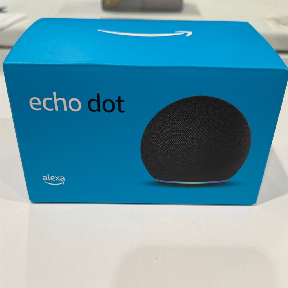 Amazon Echo Dot Black and Blue